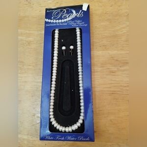 Authentic pearl necklace women's jewelry
